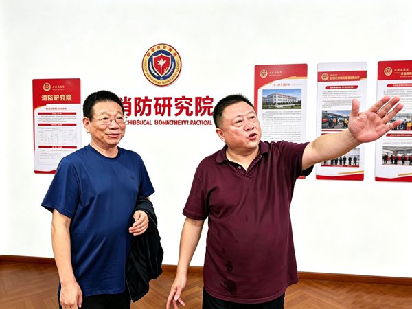 深耕消防科技创新 守护民生安全底线——陈智敏莅临中科联动消防科技研究院考察指导